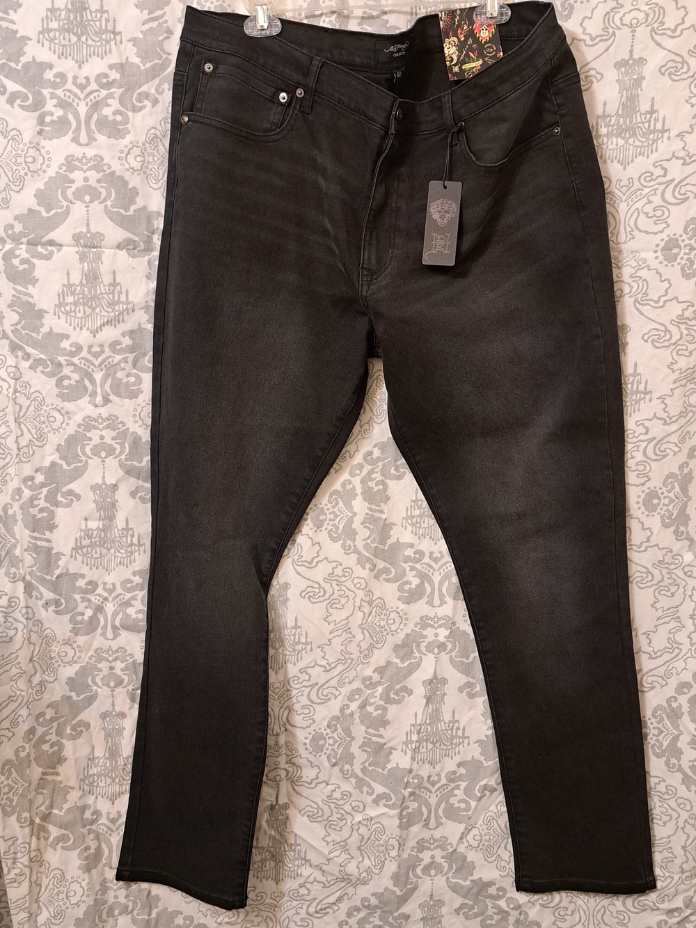 Ed Hardy Men's Black Skinny Jeans